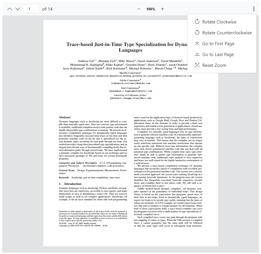 Blazor PdfViewer Component