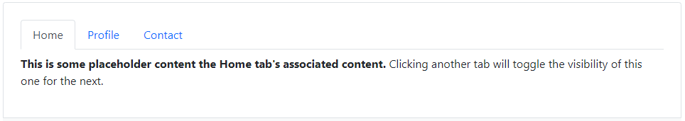 Blazor Tabs Component